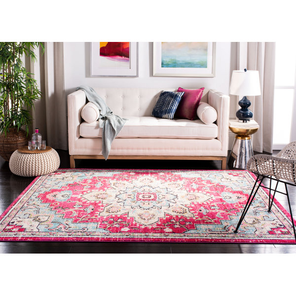 World Menagerie Mifley Fuchsia Pink Rug & Reviews Wayfair.co.uk